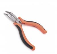 Тонкогубцы изогнутые "Мини" 120мм CrV, эргономичные ручки