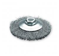 Щетка коническая, гофрированная, № 56 Мастер D115 мм М14*2 RPM 12500 S 0,3