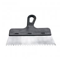 Шпатель фасадный нержав. 250 мм, 6 х 6 мм, пласт.ручка