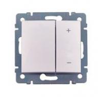 Светорегулятор 400 Вт  нажимной Valena белый