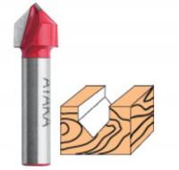 Фреза Атака 111095 пазовая галтельная V-образная 90 8х44,5х9,5