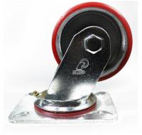 Колесо поворотное, большегрузное, полиуретановый обод, SCp55n, до 270кг