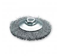 Щетка коническая, гофрированная, № 535 Эксперт D100 мм М14*2 RPM 12500 SS (нерж) 0,3