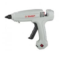Пистолет термоклеящий увеличенный выход клея быстрый нагрев с выключателем d 12 мм Зубр
