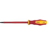 Отвертка диэлектрическая шлицевая,VDE1000V, SL6.5 x 150 мм, 52175