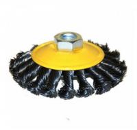 Щетка выгнутая для УШМ М14/100 мм сталь витая