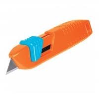 Нож обойный металлический с пружинным фиксатором