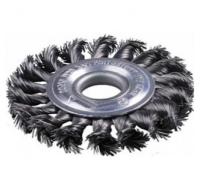 Крацовка-Щетка, Зубр стальная для УШМ, 150 мм х  22 мм