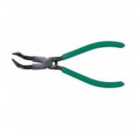 Щипцы для стопорных колец с удлиненными губками 216мм сжим загнутый  048933