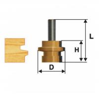 Фреза комбинир.универсальная d 31.8 х 26, хв.12 мм
