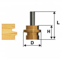 Фреза комбинир.универсальная d 41.3 х 29,хв.12 мм