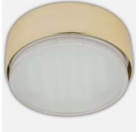Светильник потолочный накладной Ecola GX53 FT8073 220V золото 25х82