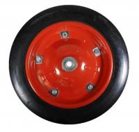 Колесо со симметричной ступицей литая резина SR 2500B, до 190кг