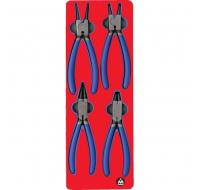 Набор съемников стопорных колец, ложемент 4пр.