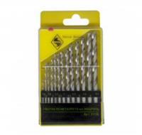 Набор сверл по металлу 13шт, в мет футляре