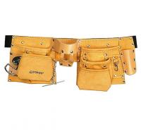 Пояс "Master" д/инструмента нат.кожа, 10 карманов, 2 скобы