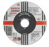 Круг по нержавеющей стали 115х22,2х1,0 отрезной