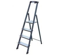 Стремянка анодированная Securo с широкими 5 ступенями