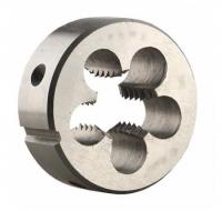 Плашка М3х0.5 "Мастер" круглая ручная, сталь 9XC