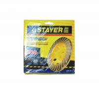 Чашка Stayer "Мастер" алмазная сегментированная,высота 22,2мм,180мм