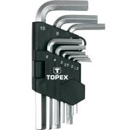 Ключи шестигранные 1,5-10 мм, набор  9 шт