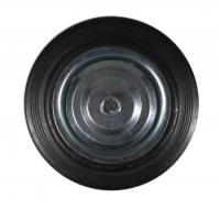Колесо промышленное без кронштейна, черная резина, C80, до 185кг