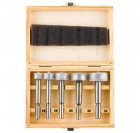 Сверла Фоснера набор 5 шт, 15-20-25-30-35 мм по дереву, ДСП,ламинату