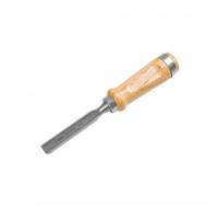 Стамеска-долото полукруглая с дерев. ручкой, хромованадиевая сталь, 14 мм