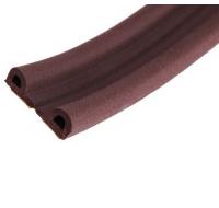 Уплотнитель P-профиль коричневый, 1м (одинарный)