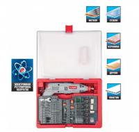 Гравер ЗУБР электрический с набором мини-насадок в кейсе, 176 предметов