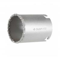Коронка "Эксперт" d 73мм с карбид-вольфрамовой крошкой, h 55мм
