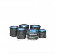 Леска триммерная бесшумная Titanium 2,7мм 12 метров (серая)