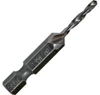 Сверло метчик ПРАКТИКА  М3, шаг 0,5, длина 49 мм, хвостовик HEX 1/4', блистер