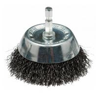 Щетка чашечная, гофрированная для дрелей № 116 Мастер 6гр хв 6.35 мм D75 мм RPM 4500 S