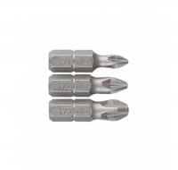 Биты Pz1, Pz2, Pz3, кованые 25 мм, хвостовик C1/4, 3 пр.