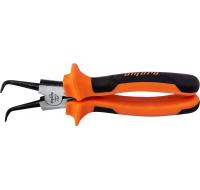 Щипцы для стопорных колец, загнутый разжим L-180 мм 055196