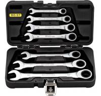 Набор ключей комбинированных трещеточных, 7пр.