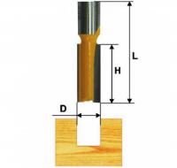 Фреза пазовая прямая d 16 х 51мм, хв.12 мм