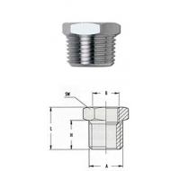 Переходник 1217/7 270/9 М3/4*F1/2" конус