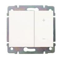 Светорегулятор 60-600 Вт  нажимной Valena белый