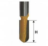 Фреза  пазовая гальтельная d  6.4 х 13, r3.2, хв.8 мм