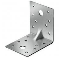Уголок крепежный оцинкованный усиленный 130х130х100х2,0мм
