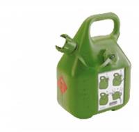Канистра зеленая бензин для газонокосилок с катализаторами 6л.