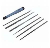 Надфили набор с зажимной пластмассовой ручкой 160мм 6шт