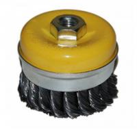 Щетка чашечная для УШМ М14/80мм, сталь витая