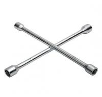 Ключ-крест 17 - 19 - 21 - 22 мм, оцинкованный, Эксперт