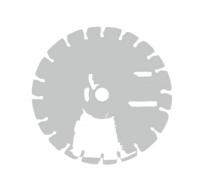 Диск алмазный G/L 300D-2.0T-7.5W-25.4/32  сплошная кромка J-Slot , мокрый