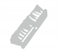 Щетка для дрели радиальная, плоская, 65 мм, латунированная