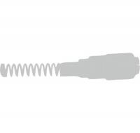 Переходник 1/4" М на елочку 10мм с обжимным кольцом 10 х 15мм